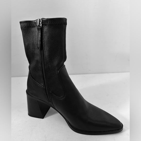 Like NEW-Zara ladies LEATHER ankle boots - Picture 6 of 10